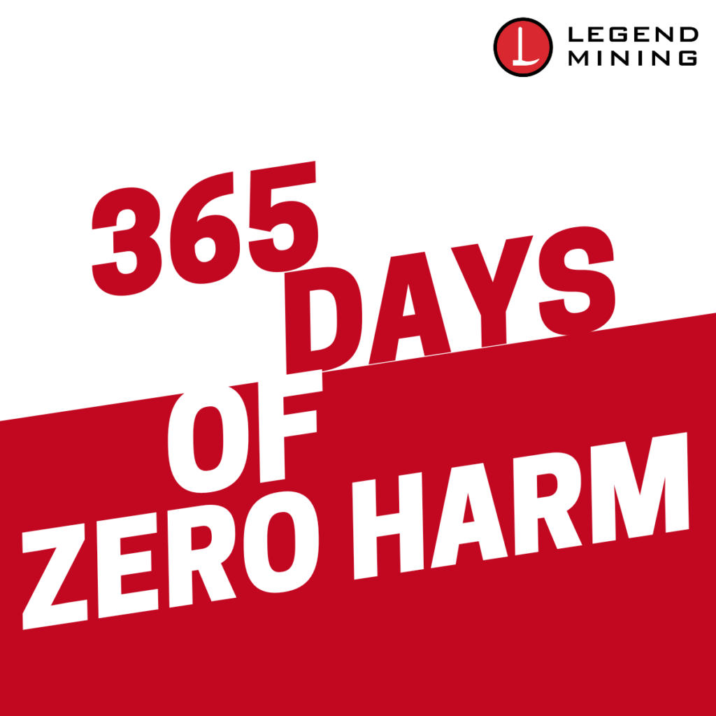 Legend Mining Inc celebrates 365 days of zero harm